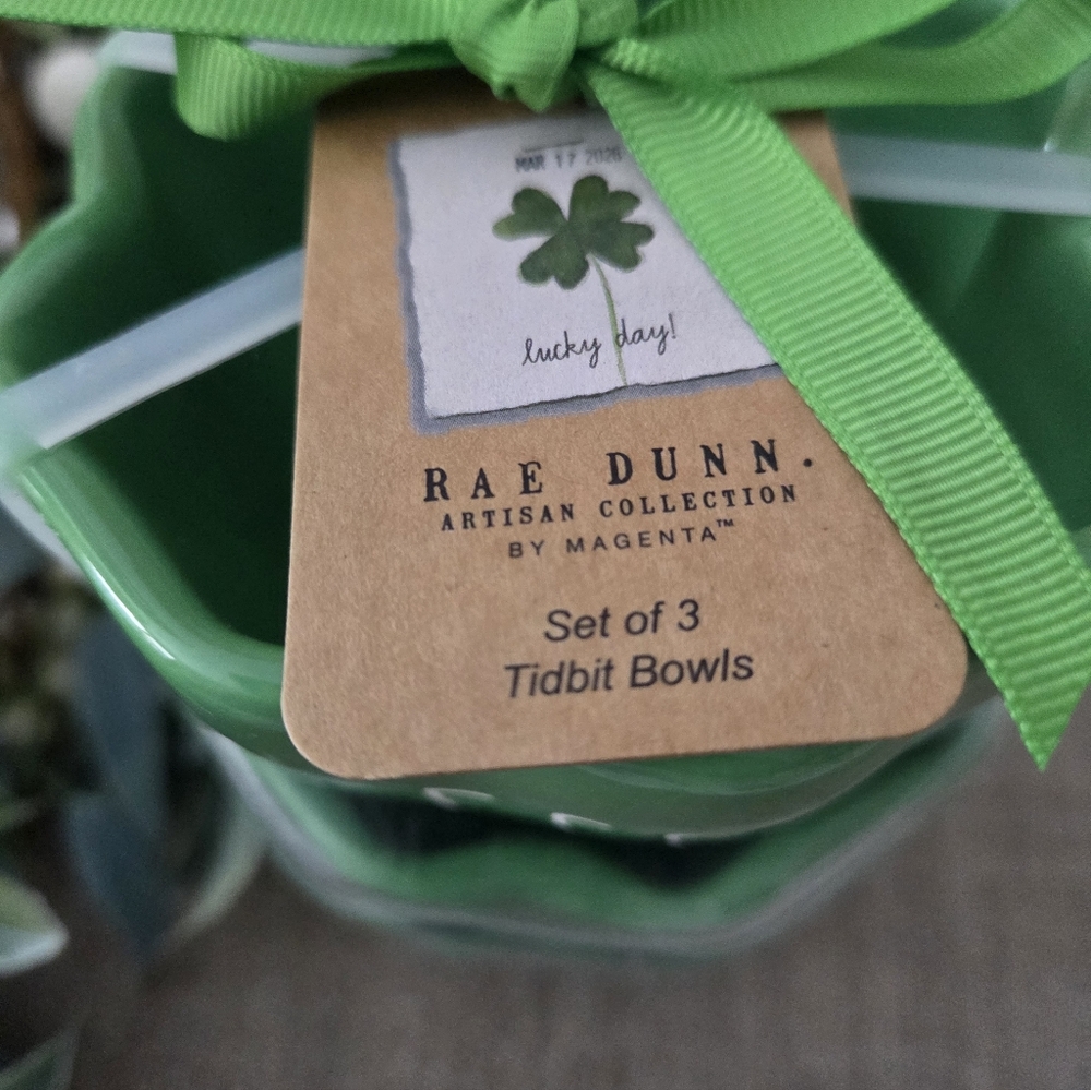 Rae Dunn Green Bowls Set - Picture 2 of 2